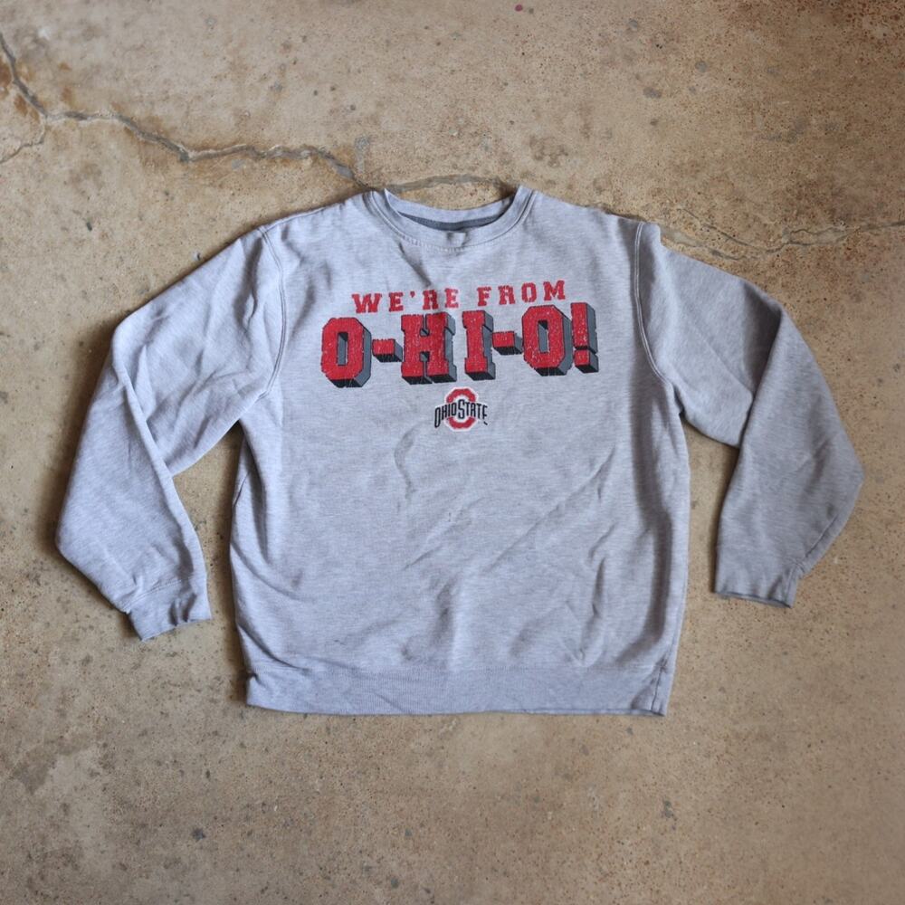 Vintage Ohio State Buckeyes Crewneck Sweatshirt We're From O-HI-O Size M